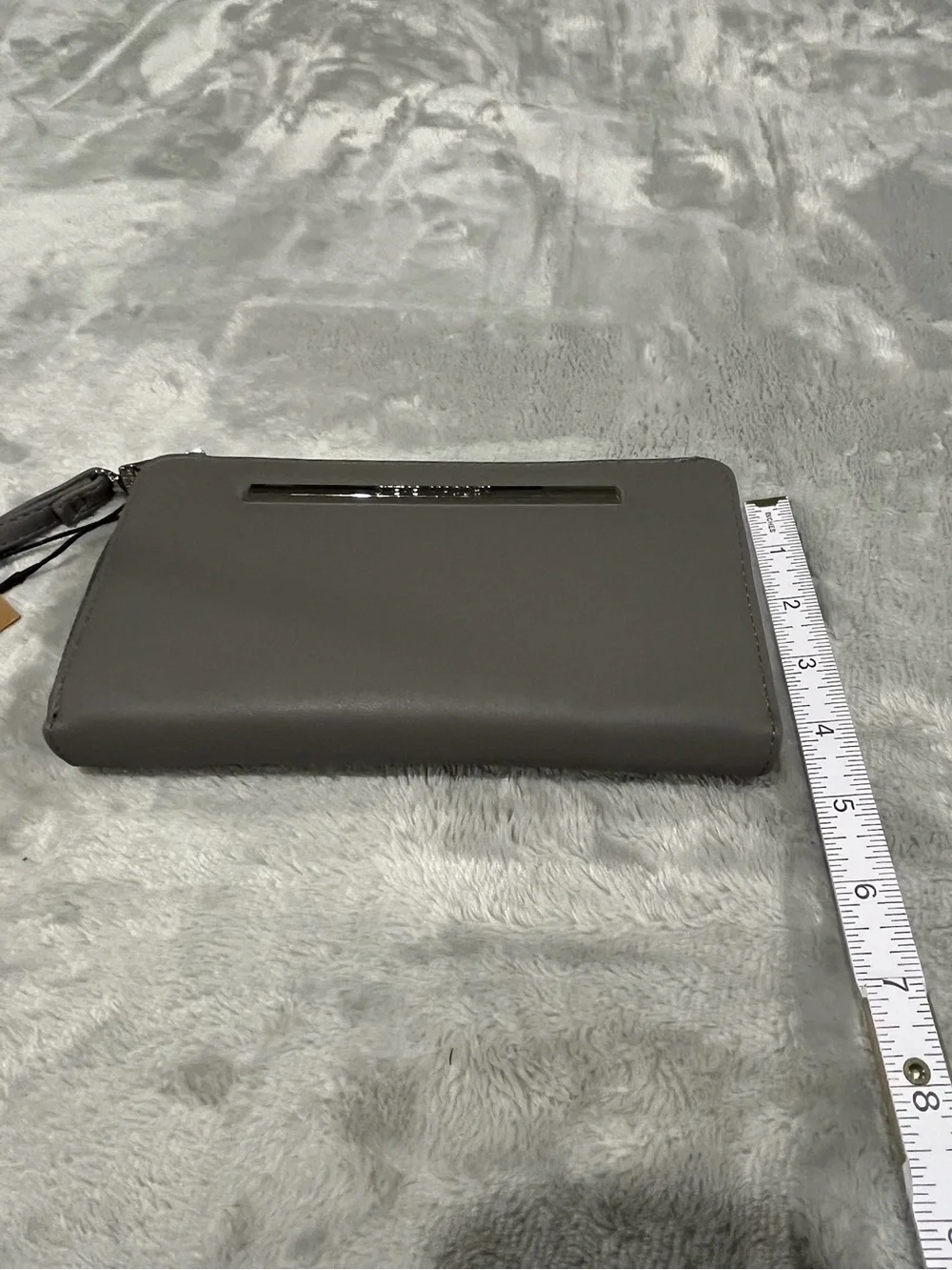 NWT Steve Madden BZippy Zip-Around Wallet Wristlet in Gravity Grey